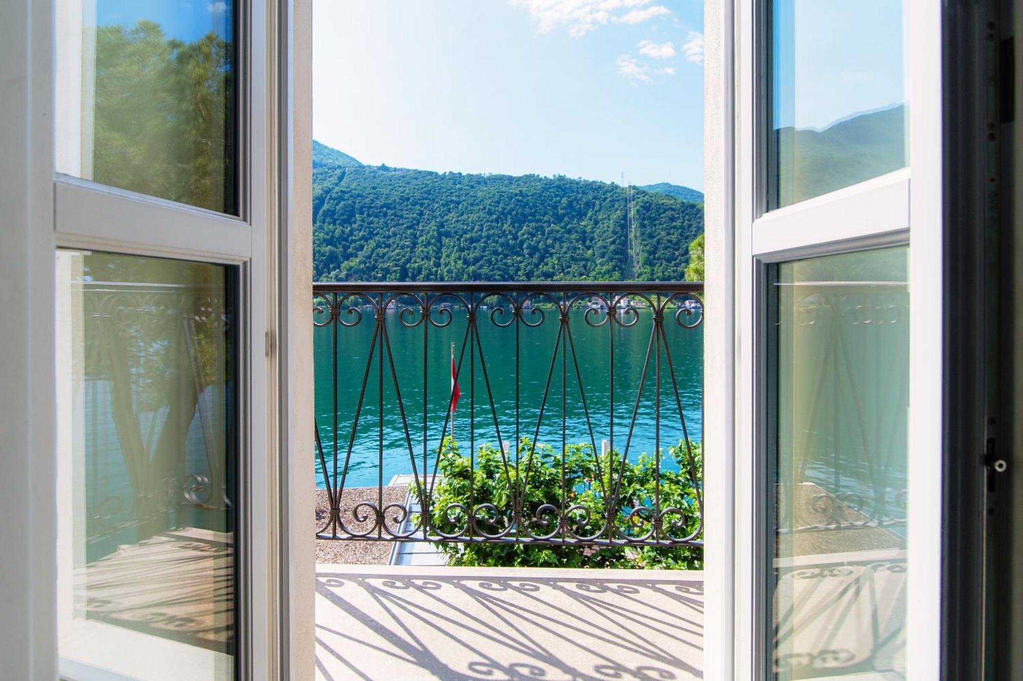 Il Balcone Sul Lago By Quokka 360 - Historic Lakeside Flat In Morcote Dış mekan fotoğraf